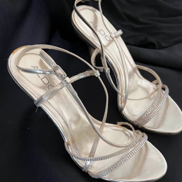 Aldo Strappy Sandals 4" heels - Picture 4 of 5